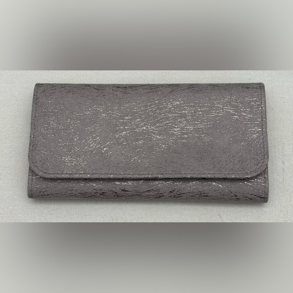 New Nordstrom Grey Sparkles Travel Jewelry Organizer - Picture 1 of 4